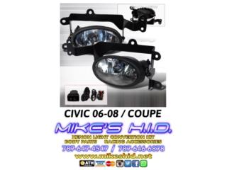 FOG LIGHTS HONDA CIVIC 06 - 08 2 PUERTAS  Puerto Rico MIKE'S H.I.D.