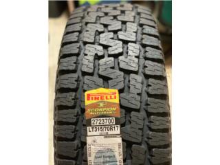 Pirelli Scorpio AllTerrain LT315-70R17  Puerto Rico CENTRO GOMAS SAVARONA