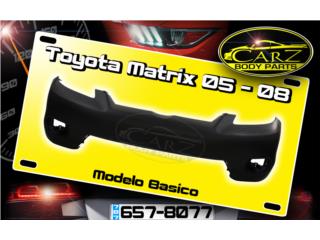 BUMPER Toyota MATRIX 2005 - 2008 Puerto Rico CARZ Body Parts