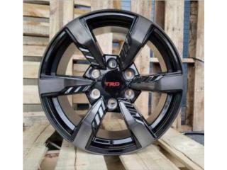 TRD FORTUNER 20X9 NEGROS CON CHARCOL Puerto Rico JJ Wheels and Tires