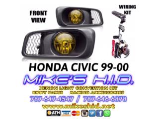 FOG LIGHTS HONDA CIVIC 99-00 YELLOW Puerto Rico MIKE'S H.I.D.