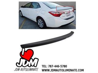 TOYOTA COROLLA 14 17 SPOILER FABRICA PLASTICO Puerto Rico JDM AUTOLUMINATE 