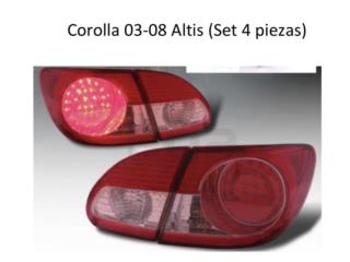 FOCOS TRASEROS TOYOTA COROLLA 03-08 LED