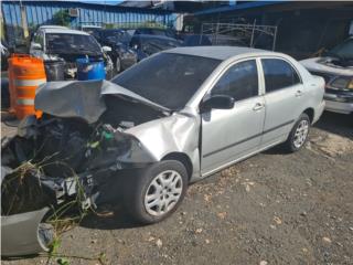 Toyota corolla 2004 para piezas Puerto Rico JUNKER EL 35