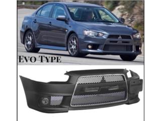 BUMPER DELANTERO TIPO EVO MITSUBISHI LANCER  Puerto Rico MIKE'S H.I.D.