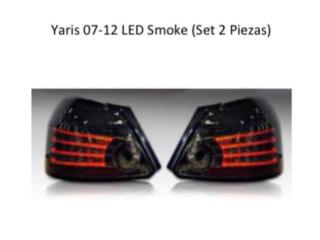 FOCOS TRASEROS TOYOTA YARIS 07-12 SMOKE LED Puerto Rico MIKE'S H.I.D.