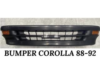 BUMPER DELANTERO TOYOTA COROLLA 88-92 Puerto Rico MIKE'S H.I.D.