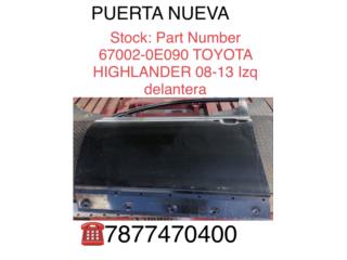 PUERTA TOYOTA HIGHLANDER 08-13 