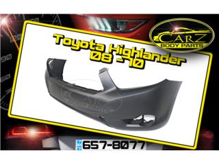 BUMPER Toyota HIGHLANDER 2008 - 2010 Puerto Rico CARZ Body Parts