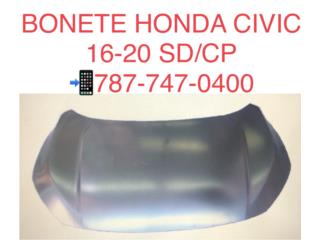 BONETE HONDA CIVIC 16-20 Puerto Rico CORREA AUTO PIEZAS IMPORT