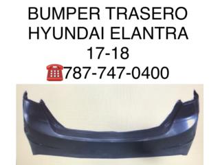 BUMPER TRASERO HYUNDAI ELANTRA  Puerto Rico CORREA AUTO PIEZAS IMPORT