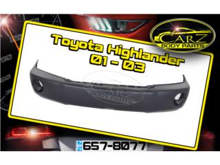 BUMPER Toyota HIGHLANDER 2001 - 2003 Puerto Rico CARZ Body Parts