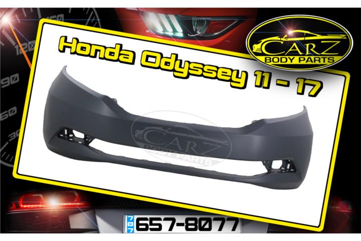 Painted Rear Bumper Cover – For Honda Odyssey 2011-2017, Direct Replacement