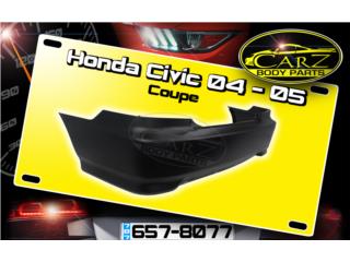 BUMPER Trasero Honda CIVIC 2004 - 2005 Puerto Rico CARZ Body Parts