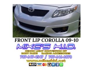 FRONT LIP TOYOTA COROLLA 09-10 Puerto Rico MIKE'S H.I.D.