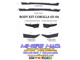 Puerto Rico - Accesorios de Autos, Botes, MotorasBODY KIT TOYOTA COROLLA 03-04 Puerto Rico