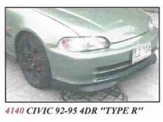 FRONT LIP CIVIC 92-95 SEDAN R Puerto Rico MIKE'S H.I.D.