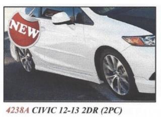 SIDE SKIRTS HONDA CIVIC 12-13 / 2DR