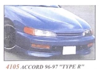 FRONT LIP HONDA ACCORD 96-97 / R Puerto Rico MIKE'S H.I.D.