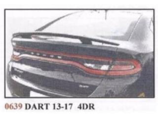 SPOILER BAUL DODGE DART 13-17 SEDAN Puerto Rico MIKE'S H.I.D.