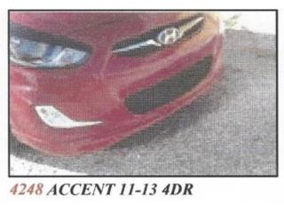 FRONT LIP HYUNDAI ACCENT 11-13 SEDAN