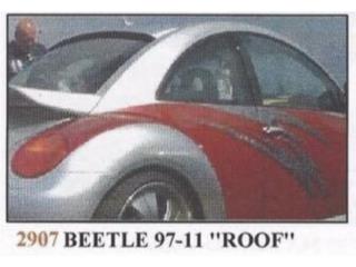 ROOF SPOILER VOLKSWAGEN NEW BEETLE 97-11 Puerto Rico MIKE'S H.I.D.