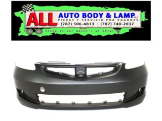 HONDA FIT 07-08 Bumper Delantero Basico,DX,LX Puerto Rico All Auto Body & Lamp LLC