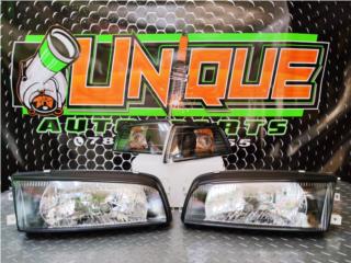 Halogenos Cristal Mirage 4DR 97-02 Focos JDM Puerto Rico UNIQUE AUTO PARTS