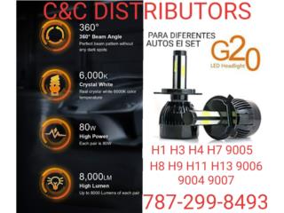 PAR DE LED G20 CON GARANTIA SOLO $29.99 Puerto Rico C&C DISTRIBUTORS BATERIA SAINT JUST CAROLINA