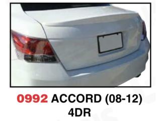 SPOILER BAUL HONDA ACCORD 08-12 SEDAN Puerto Rico MIKE'S H.I.D.