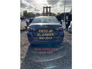 TOYOTA YARIS 2016 Puerto Rico JUNKER FIETO J R 