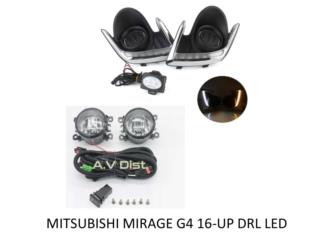 FOG LIGHTS MITSUBISHI MIRAGE G4 16+ DRL LED Puerto Rico MIKE'S H.I.D.