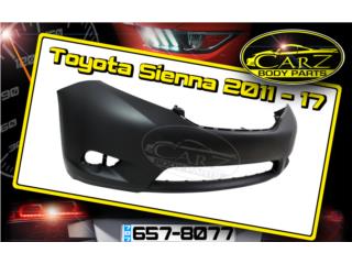 BUMPER Toyota SIENNA 2011 - 2017 Puerto Rico CARZ Body Parts