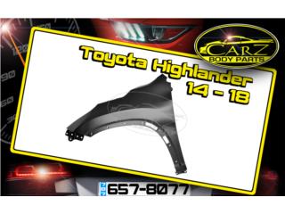 GUARDALODO Toyota HIGHLANDER 2014 - 2018 Puerto Rico CARZ Body Parts