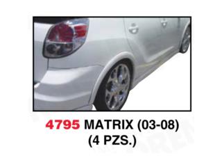 Puerto Rico - Accesorios de Autos, Botes, MotorasFENDER FLARES TOYOTA MATRIX 03-08 Puerto Rico