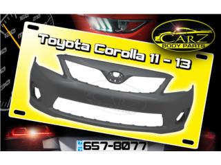 BUMPER Toyota COROLLA 2011 - 2013 Puerto Rico CARZ Body Parts