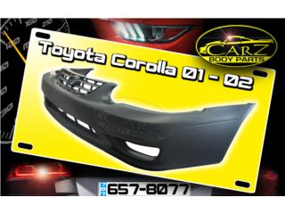 BUMPER Toyota COROLLA 2001 - 2002 Puerto Rico CARZ Body Parts