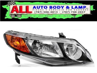 HONDA CIVIC 06-09 foco Delantero Derecho 2pta. Puerto Rico All Auto Body & Lamp LLC