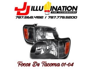 FOCOS TACOMA 01-04 FONDO NEGRO Puerto Rico JJ illumination and Accessories