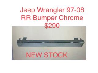 Bumper trasero Jeep Wrangler 97-06  Puerto Rico CORREA AUTO PIEZAS IMPORT