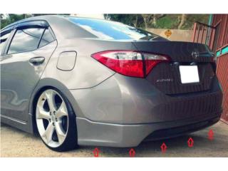 Rear Lip KF Corolla 14-19 Puerto Rico UNIQUE AUTO PARTS