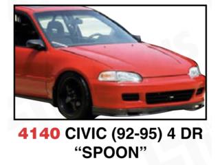 FRONT LIP HONDA CIVIC 92-95 / 4DR / SPOON Puerto Rico MIKE'S H.I.D.