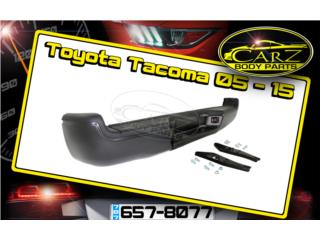 BUMPER Trasero Toyota TACOMA 2005 - 2015 Blk Puerto Rico CARZ Body Parts