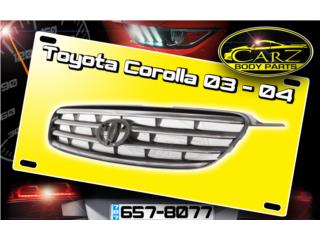 PARRILLA Toyota COROLLA 2005 - 2008, Puerto Rico