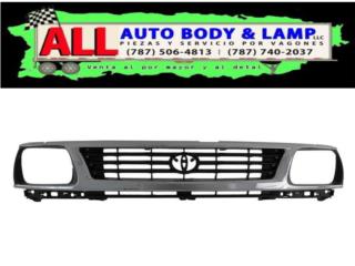 TOYOTA TACOMA 95-97 Parilla Negra y Chrome 4W