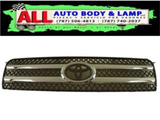 TOYOTA HIGHLANDER 06-07 Parilla Chrome yNegra Puerto Rico All Auto Body & Lamp LLC