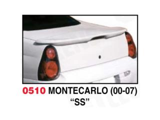 SPOILER BAUL CHEVROLET MONTECARLO 00-07 Puerto Rico MIKE'S H.I.D.