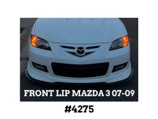 FRONT LIP MAZDA 3 07-09