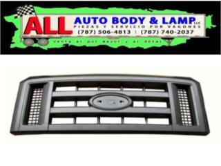 FORD ECONOLINE 08-16 Parilla Negra Puerto Rico All Auto Body & Lamp LLC