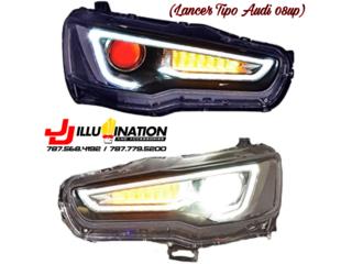 FOCOS DE LANCER TIPO AUDI 08-UP Puerto Rico JJ illumination and Accessories